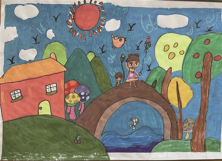 《美丽世界》 马克笔画