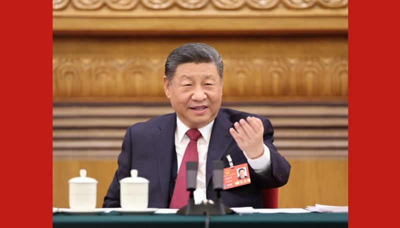 两会新华社快讯：习近平参加江苏代表团审议